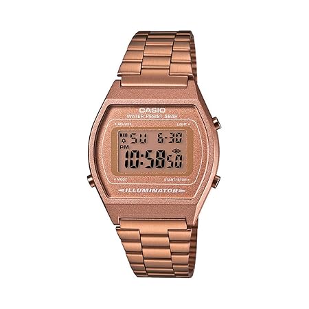 Casio Vintage B640WC-5ADF Digital Rose Gold Dial Unisex Watch