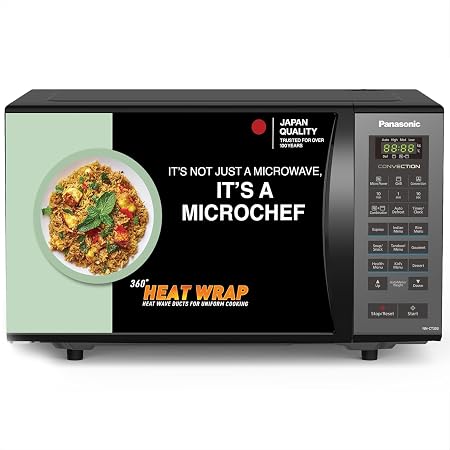 Panasonic 23L Convection Microwave Oven, 360° Heat Wrap