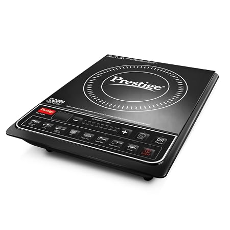 Prestige PIC 16.0 Plus 2000 Watts Induction Cooktop, 4KV Surge Protection, 8 Preset Indian Menu Option
