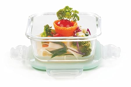 SignoraWare Lock N Store Borosilicate Glass Square Container
