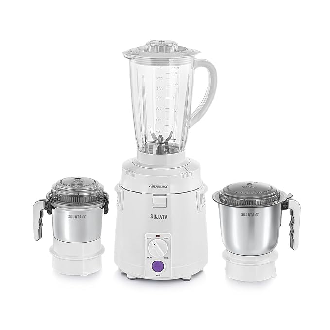 Sujata Supermix Mixer Grinder, 900W, 22000 RPM