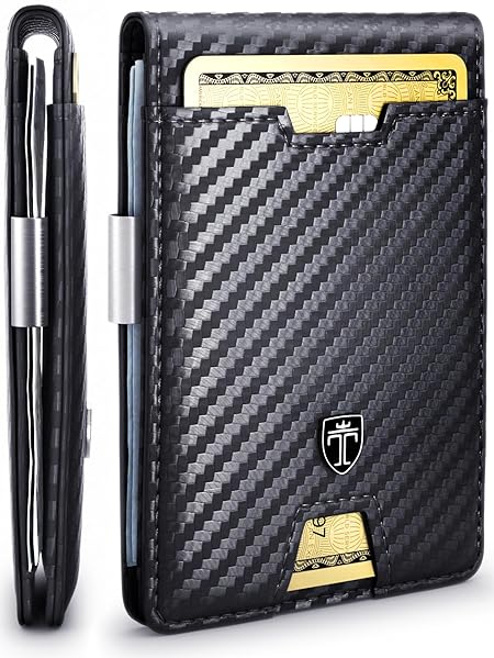 TRAVANDO Slim Wallet with Money Clip, RFID Blocking