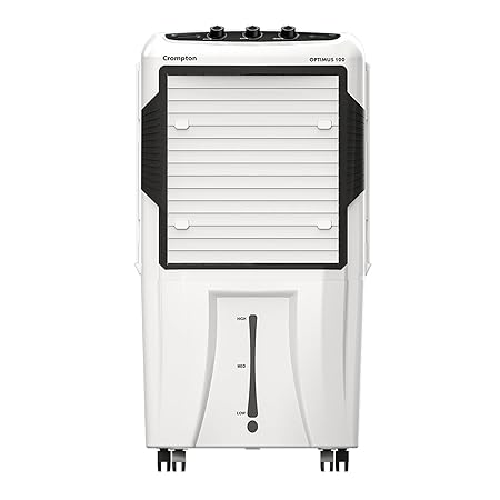 Crompton Optimus 100L Desert Air Cooler for Home, Cools Upto 650 Sq. Ft Large Rooms