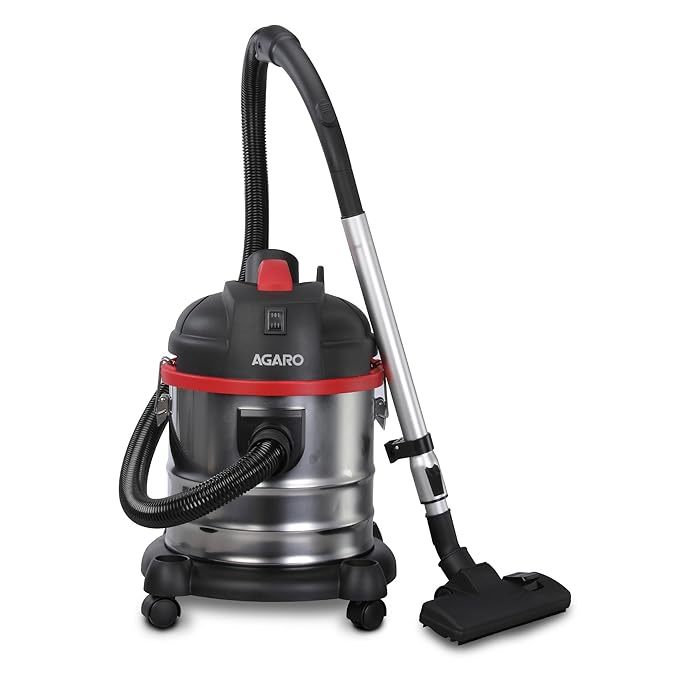 AGARO Ace Wet & Dry Vacuum Cleaner for Home, 1600 Watts, 21.5 kPa Suction Power, 21 litres Tank Capacity, for Home Use, 
