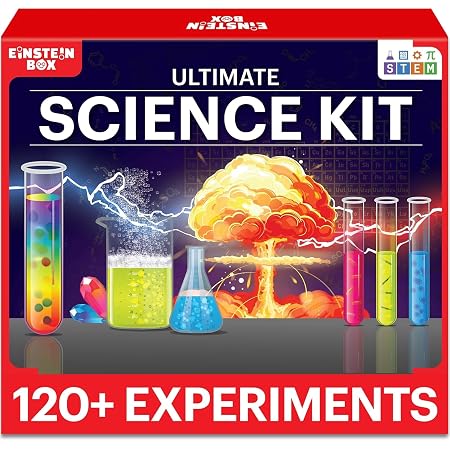 Einstein Box Ultimate Science Experiment Kit for Boys & Girls, Ages 7-14