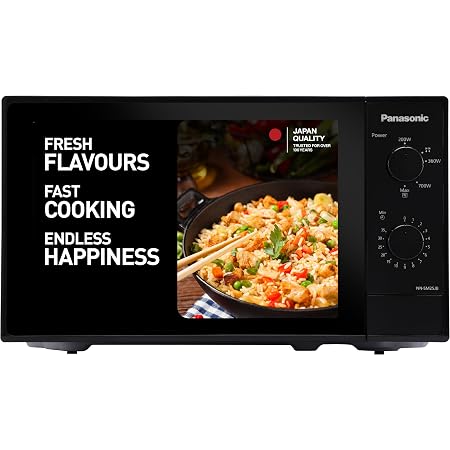 Panasonic 20 L Solo Microwave Oven (NN-SM25JBFDG, Black)