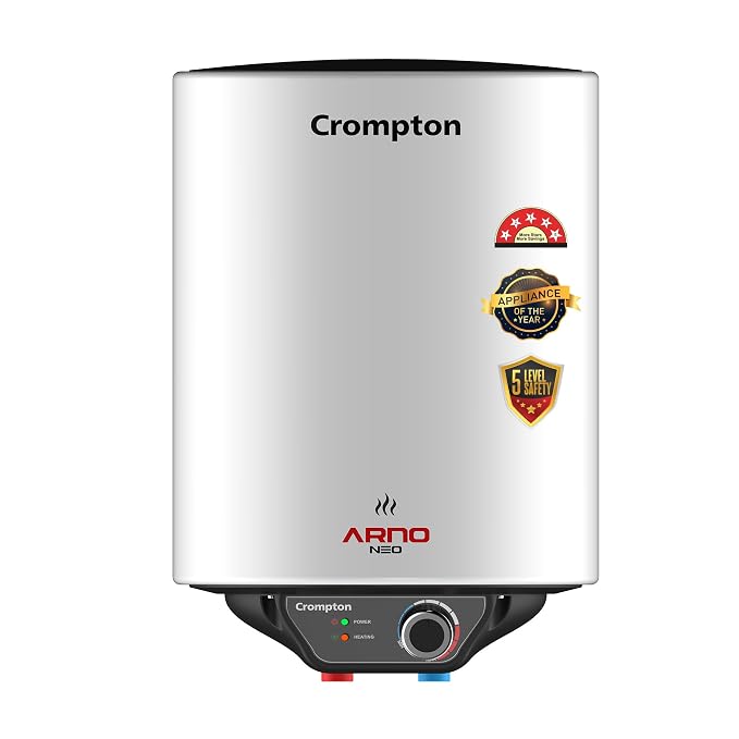 Crompton Arno Neo 25-L 5 Star Rated Storage Water Heater (Geyser) with Advanced 3 Level Safety National Energy Conservat