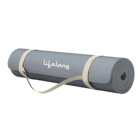 Lifelong LLYM92 Yoga mat for Women & Men EVA Material 4mm Anti-Slip Mat for Workout|Exercise Mat For Home Gym | Yoga Mat