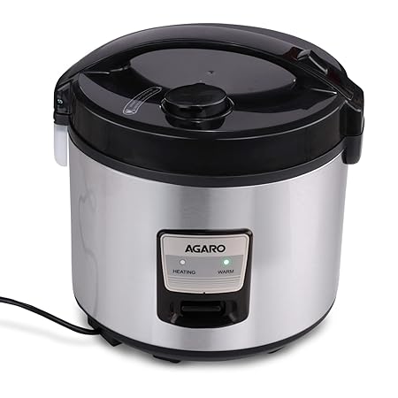 AGARO Regency Electric Rice Cooker, 5L Ceramic Coated Inner Bowl, 700W, Keep Warm