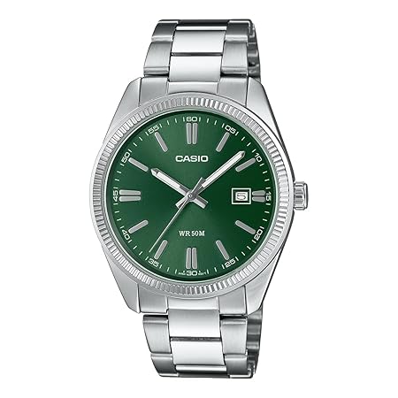Casio Enticer Men Analog Green Dial Watch (MTP-1302PD-3A)