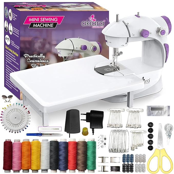 Akiara Mini Sewing Machine Electric, Portable