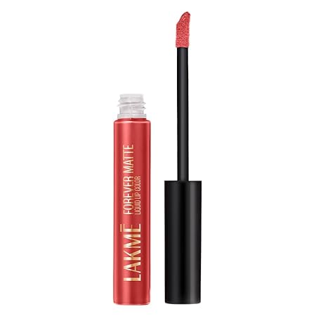 LAKMÉ Forever Matte Liquid Lip Colour, Long-Lasting Lipstick