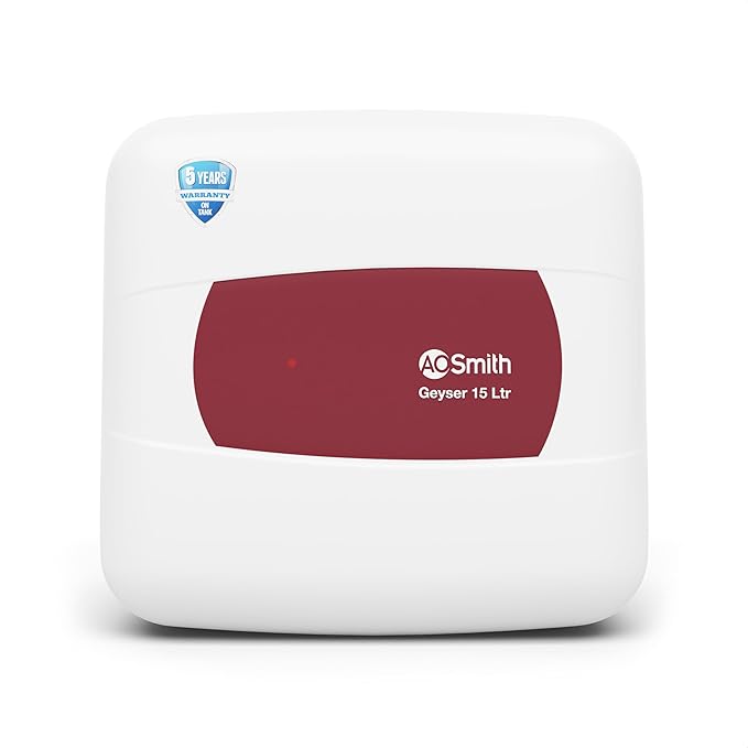 AO Smith Geyser 15 Litre 5 Star Rating (BEE), 2KW Heating
