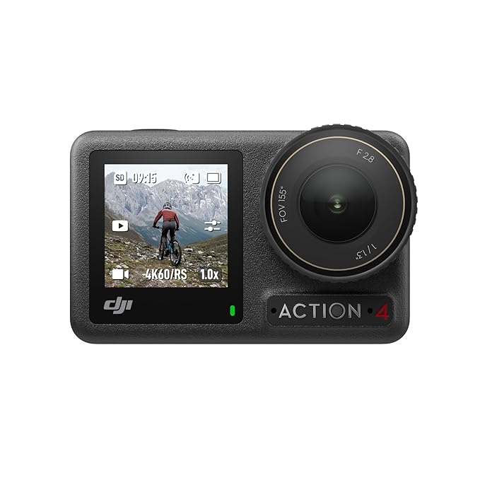 DJI Osmo Action 4 Standard Combo, 4K/120fps Waterproof Action Camera