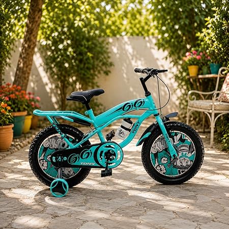 TONY RAW Bicycles Sports Gigi 16T BMX with Training Wheels, 5-8 Years