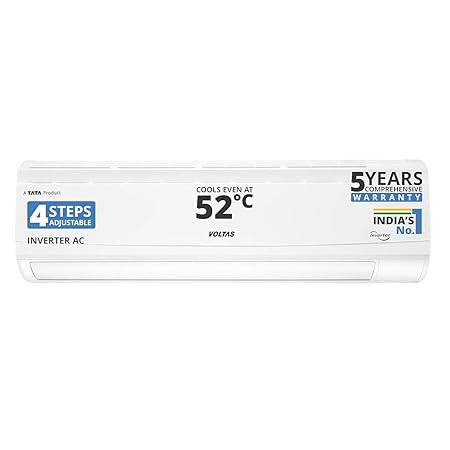 Voltas 185V Vectra CAR 1.5 Ton 5 Star Inverter Split AC (4-in-1 Adjustable Cooling)