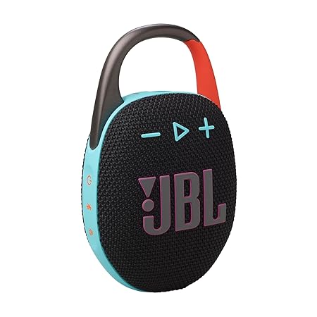JBL Clip 5 Wireless Ultra Portable Bluetooth Speaker with Integrated Carabiner