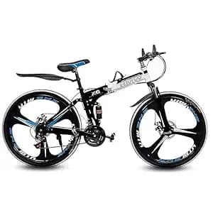 Sunspeed Men Skyride BMV X6 Foldable Cruiser Bicycle, 21-Speed