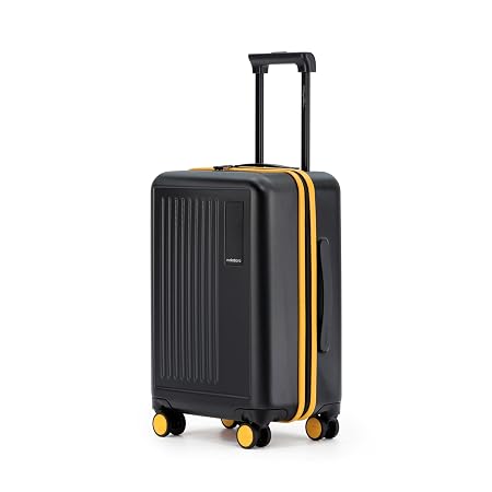 MOKOBARA Transit Cabin Trolley Bag 54cm 40L, Black & Yellow