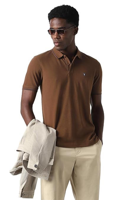 Van Heusen Men Polycotton Regular Fit T-Shirt