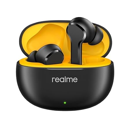 realme Buds T110 Bluetooth Truly Wireless in Ear Earbuds with Mic, AI ENC, 38 Hours Total Playback