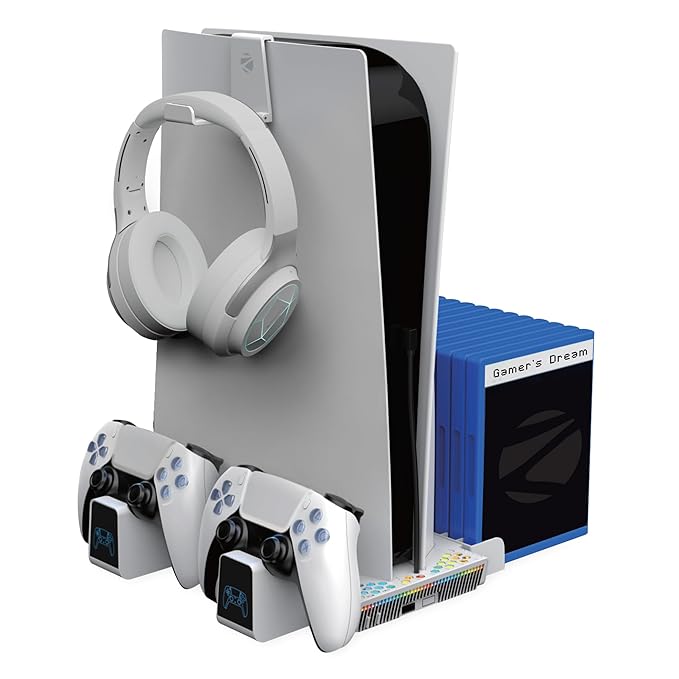 ZEBRONICS PS5SC Vertical PS5 Docking Station with Cooling Fan