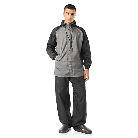 Boldfit Rain Coat For Men Waterproof With Pant, Unisex Raincoat