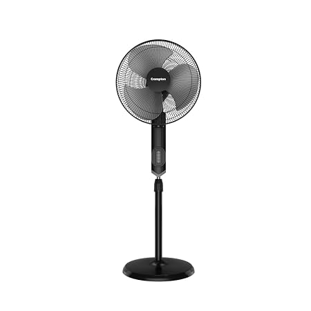 Crompton Hispeed Torpedo EX 400 mm Pedestal Fan, 2100 RPM, Easy Neck Tilt