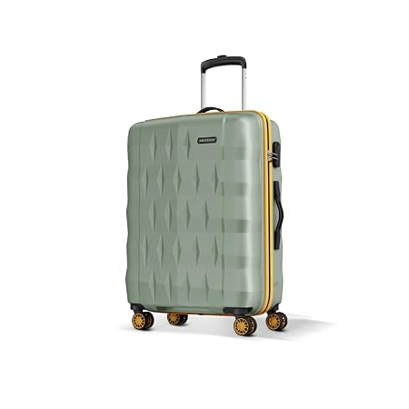 Aristocrat Comet Medium Polycarbonate Hard Case 8-Wheel Trolley Bag