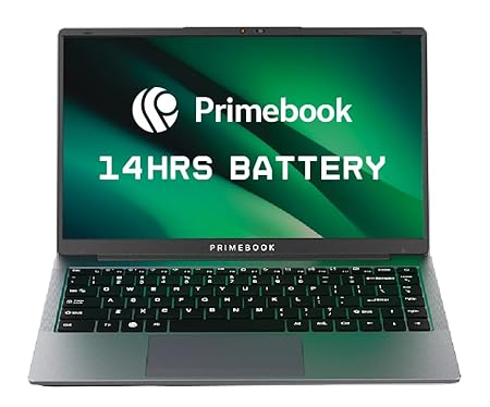 Primebook 2 Pro (2026) | 8GB RAM, 128GB UFS Storage | 14.1-Inch FHD IPS Display | 14 Hours Battery | MediaTek Helio G99 