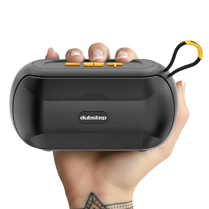 Dubstep Pop 1400 Portable Bluetooth Speaker | 14W Loud Sound, Deep Bass with XBASS, 16 Hrs Playtime, TWS Stereo Pairing,