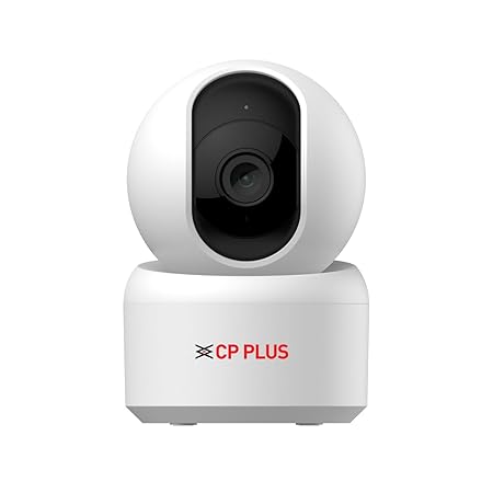 CP PLUS 3MP Smart Wi-Fi CCTV Camera with 360 Pan & Tilt and CTC Cyber Security