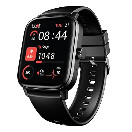 boAt Wave Call 3 Smartwatch 1.83" HD Display with Animated Watch Faces; BT Calling, Functional Crown, Multiple Sports Mo