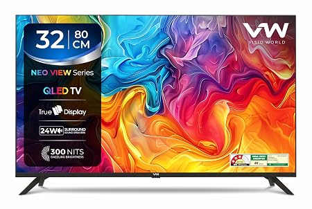 Visio World 80 cm (32 inches) Frameless Series HD Ready QLED TV