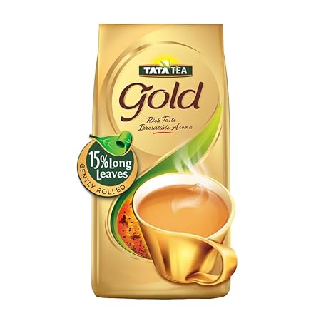 Tata Tea Gold 250 gram, Assam Teas With Gently Rolled Aromatic Long Leaves, Rich & Aromatic Chai, Black Tea, Loose Leave