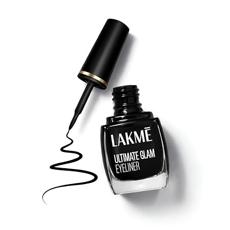 Lakme Ultimate Glam Eye Liner, Semi Matte, Quick Drying, Water Resistant & Smudgeproof