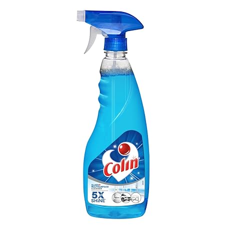 Colin Glass and Surface Cleaner Liquid Spray, 500 ml, India's #1 All-Purpose Glass Cleaner