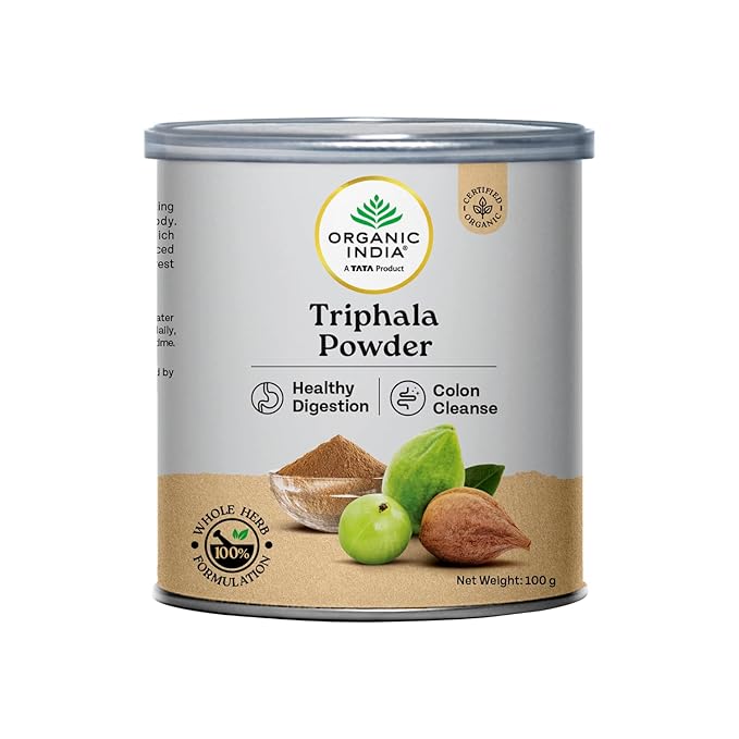 Organic India Triphala Powder, A TATA Product, 100g