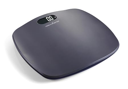 HealthSense Ultra-Lite PS 126 Digital Body Weighing Scale | Strong ABS Build, Step-On Technology, Electronic Bathroom Weight Machine for Home & Human Balance | 1-Year Warranty Batteries Included