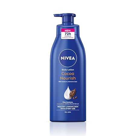 NIVEA Cocoa Nourish 400ml, with Cocoa Butter & Coconut Oil, For Very Dry Skin