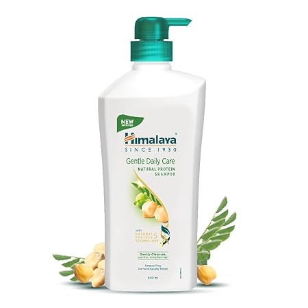 Himalaya Gentle Daily Care Natural Protein Shampoo 650 ml, with Chickpea, Licorice & Natural Proteins