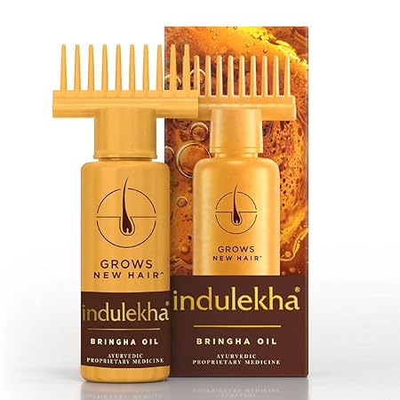 Indulekha Bringha Ayurvedic Hair Oil 100 ml, Hair Fall Control and Hair Growth with Bringharaj & Coconut Oil