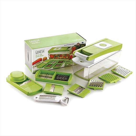 Ganesh 14 in 1 Multipurpose Chopper, Fruits & Vegetable Cutter