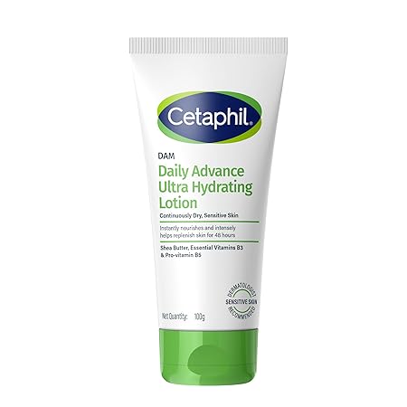 Cetaphil DAM Daily Advance Ultra Hydrating Lotion for Dry, Sensitive Skin