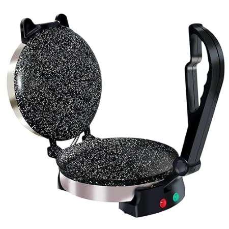 Libra Roti Maker Machine - Electric Roti Maker with Non-Stick 8.5inch Plates and Durable Handle, Auto Temperature Contro