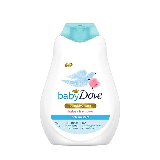 Baby Dove Shampoo 400 ml, Mild No Tears Rich Moisture