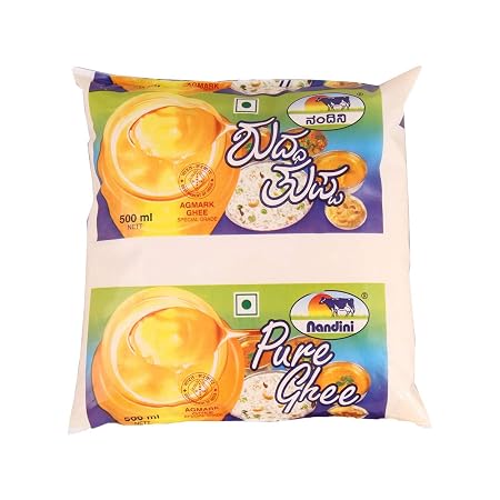 Nandini Ghee, 500ml (500 grams) Pouch