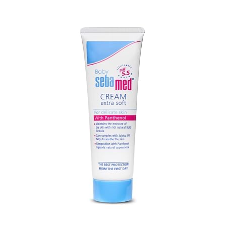 Sebamed Baby Cream Extra Soft, pH 5.5, Ideal for Dry Skin, 50 ml