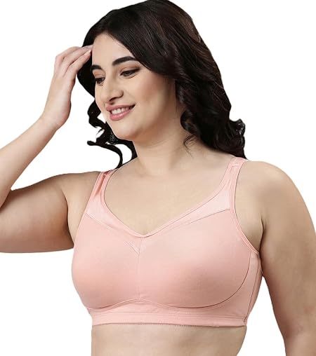 Enamor A112 Smooth Super Lift Classic Full Support Bra, Stretch Cotton