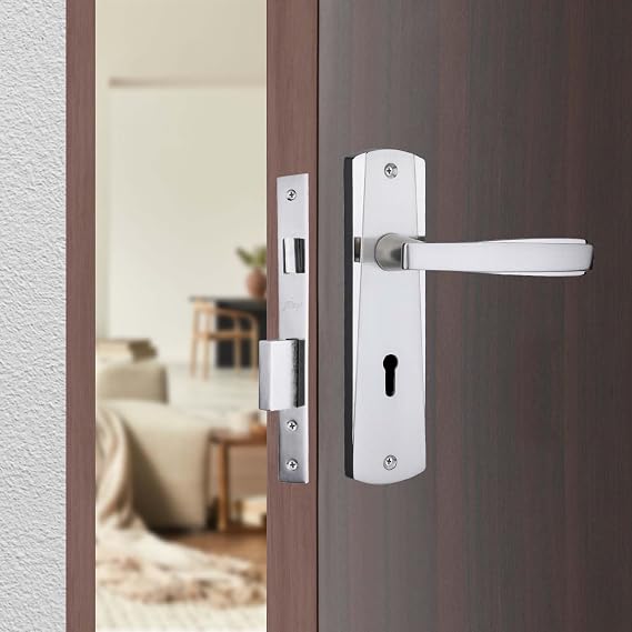 Godrej Mortise Door Lock Handle Set | 175mm ELC 06 | 6-Lever Locking Mechanism | Suitable for Left & Right Handed Doors 